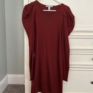 Autumn cashmere 100% cashmere puff sleeved dress. Perfect for fall! Never worn